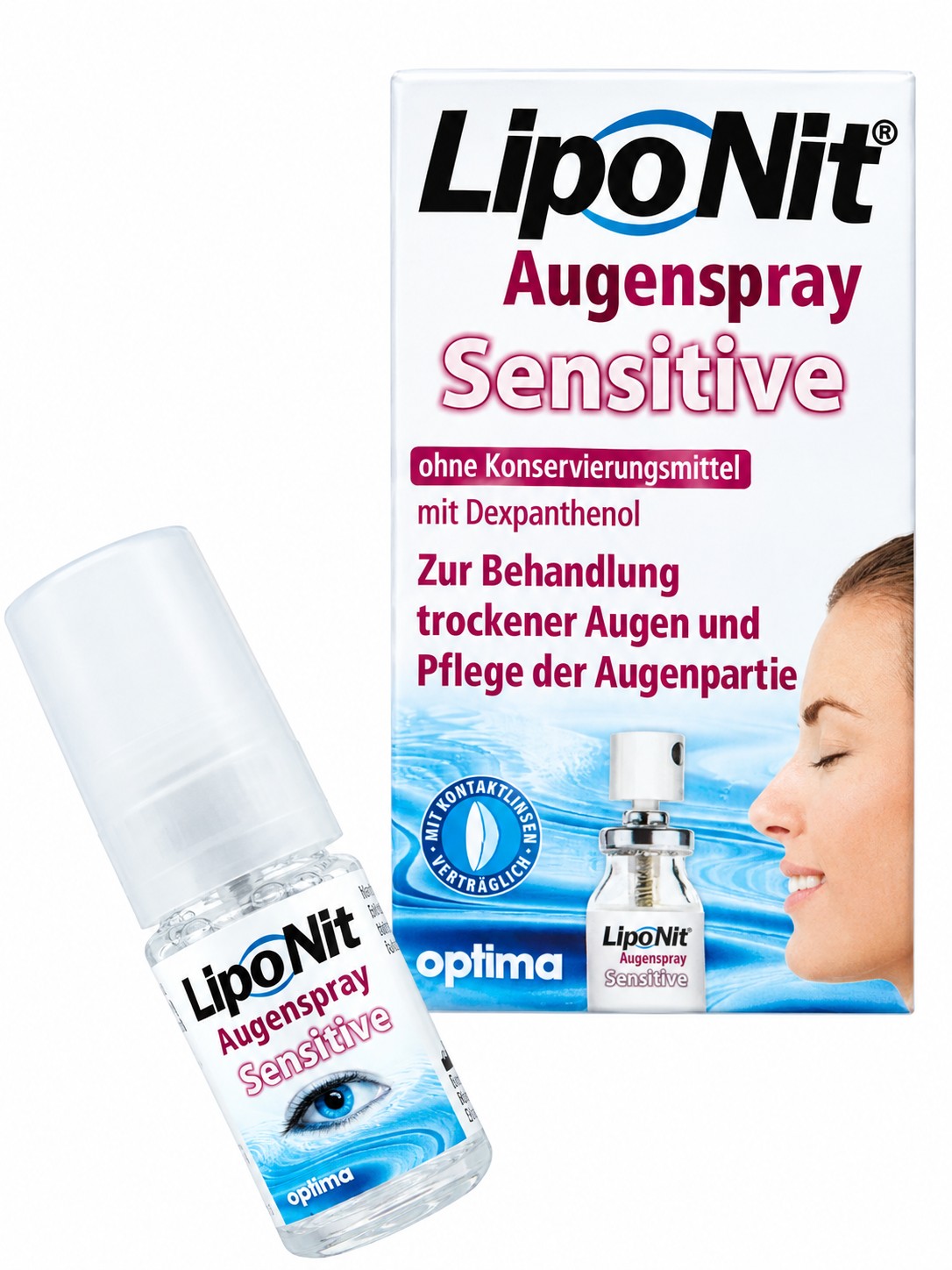 LipoNit Augenspray Sensitive ohne Konservierungsmittel, 10 ml