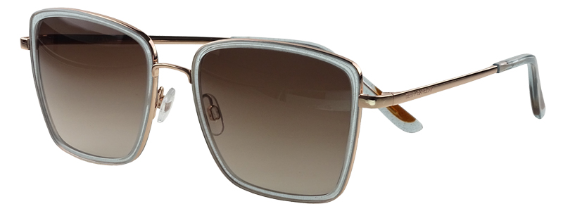 Betty Barclay Damensonnenbrille, rose gold-schwarz matt/rose gold 