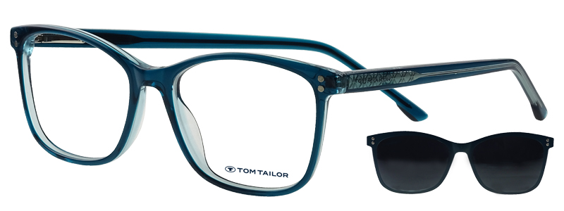 Tom Tailor Damenbrille, petrol-kristall - 1-2-3 Brille - Online Shop